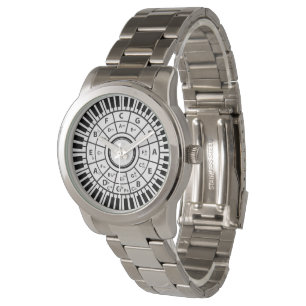 Circle Piano Keys Circle of Fifths Watch