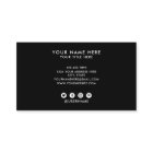 Circle professional black add your custom logo