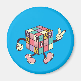 Circle refrigerator magnets custom