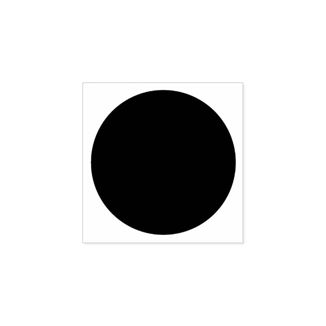 Circle Rubbir Stamp (Imprint)
