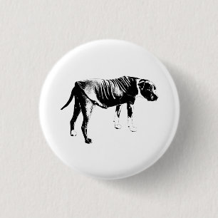 Circle Shadows, Quiet Profile 3 Cm Round Badge