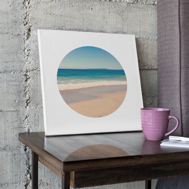 Circle Shape Photo Canvas Print (Creator Uploaded)