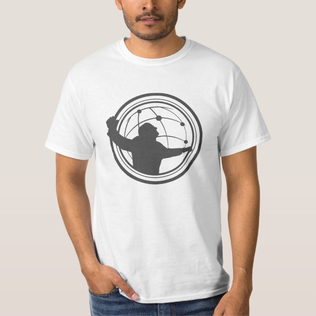 Circle Silhouette Men's Value T-Shirt (Front)