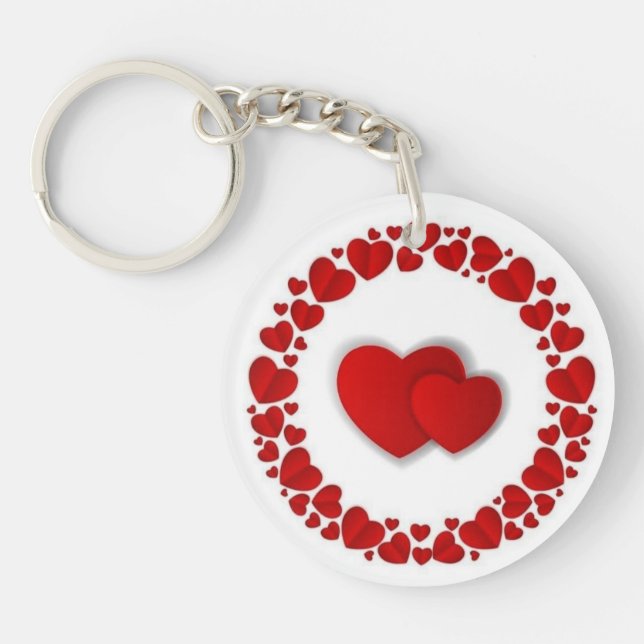 Circle (single-sided) key ring (Front)