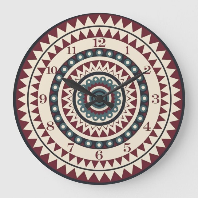 Circle Solstice Large Clock (Front)