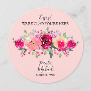 CIRCLE THANK YOU CARD Wedding or Rehearsal Dinner