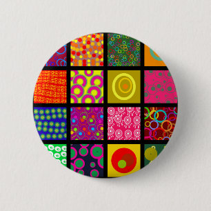 Circle Tile Wallpaper 6 Cm Round Badge