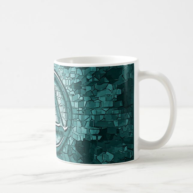 Circle Triangle Recovery Sobriety Coffee Cup Mug (Right)