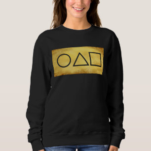 Circle Triangle Square Card Game Sweatshirt
