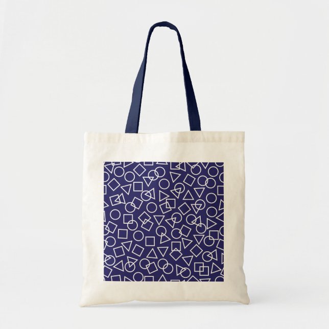 Circle Triangle Square Tote Bag (Front)