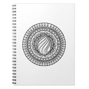 Circle Tribal Doodle Notebook