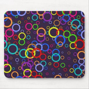 Circle Wallpaper Mouse Pad