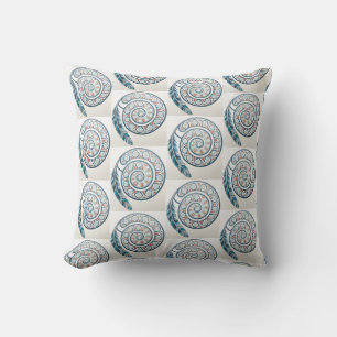 Circle With Feather Cushion