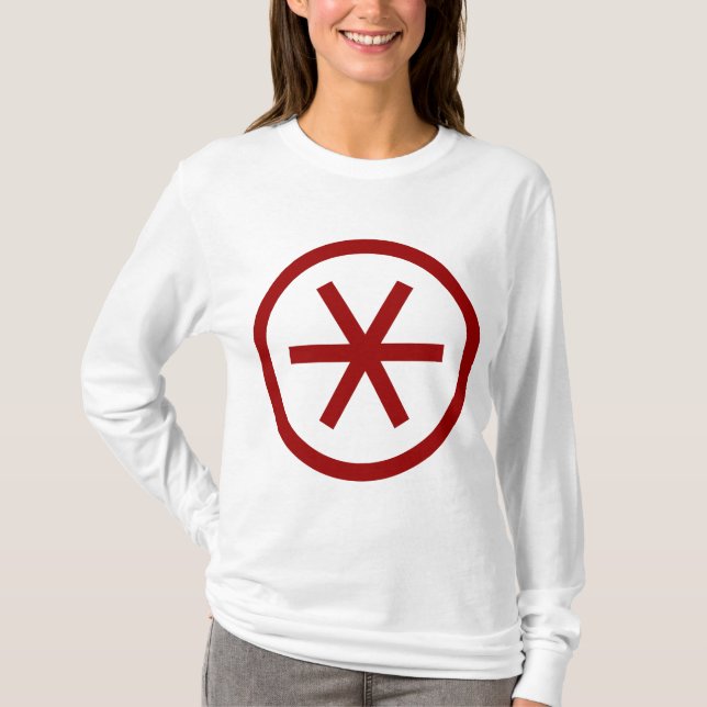 Circled Asterisk T-Shirt (Front)
