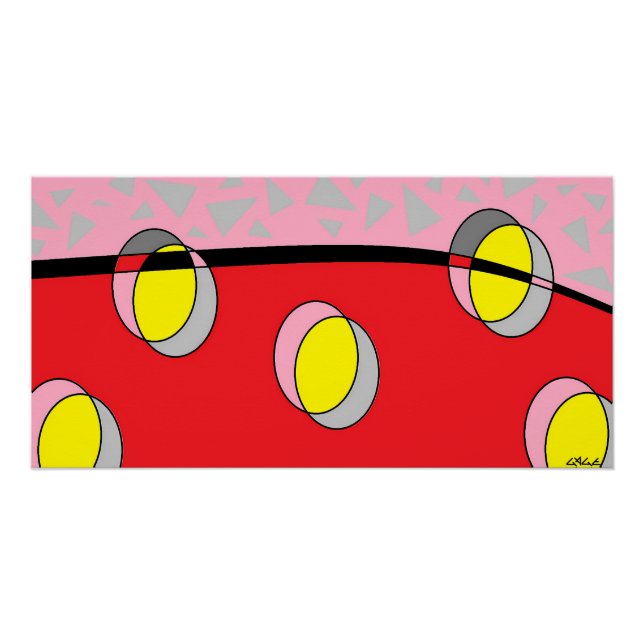 Circled Back Scrum Design Poster (Front)