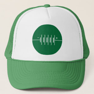 Circled Batteries Symbol Trucker Hat