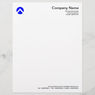 Circled Chevron - Blue Letterhead