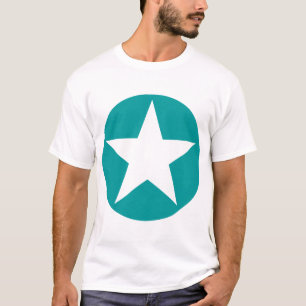 Circled Star - Aqua T-Shirt