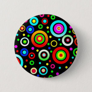 Circles 6 Cm Round Badge