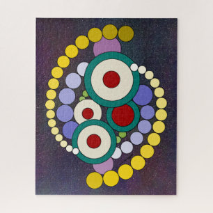 Circles Abstract Artwork Jigsaw Puzzle