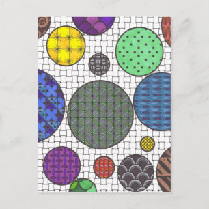 Circles Alight Postcard