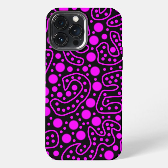 Circles And Lines Case-Mate iPhone Case (Back)