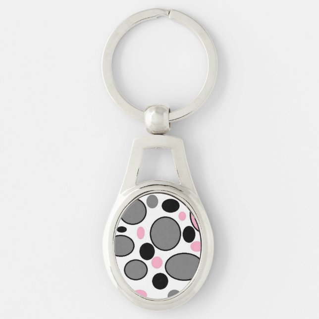 CIRCLES AND OVALS KEY RING (Front)