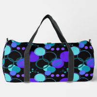 Circles and Round Shapes Pattern in Black