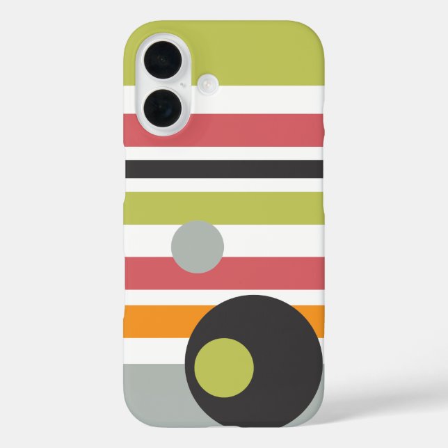 circles and stripes bold modern Case-Mate iPhone case (Back)