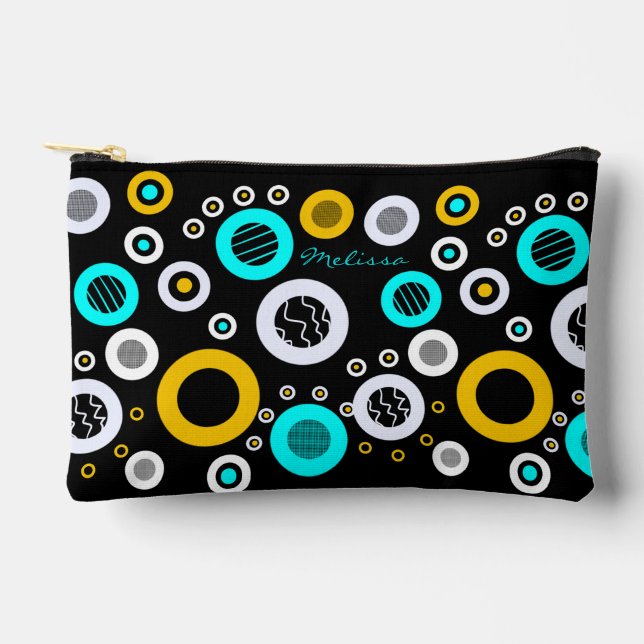 Circles art accessory pouch (Front)