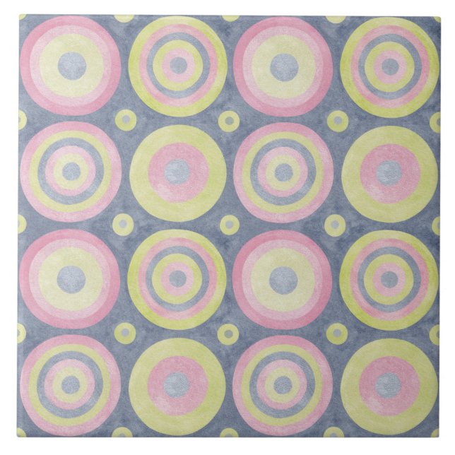 Circles Ceramic Tile (Front)