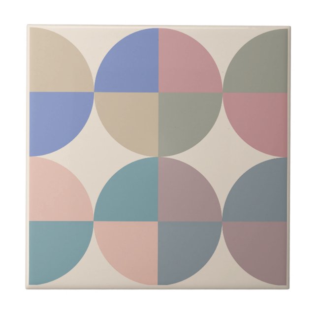 CIrcles Ceramic Tile (Front)
