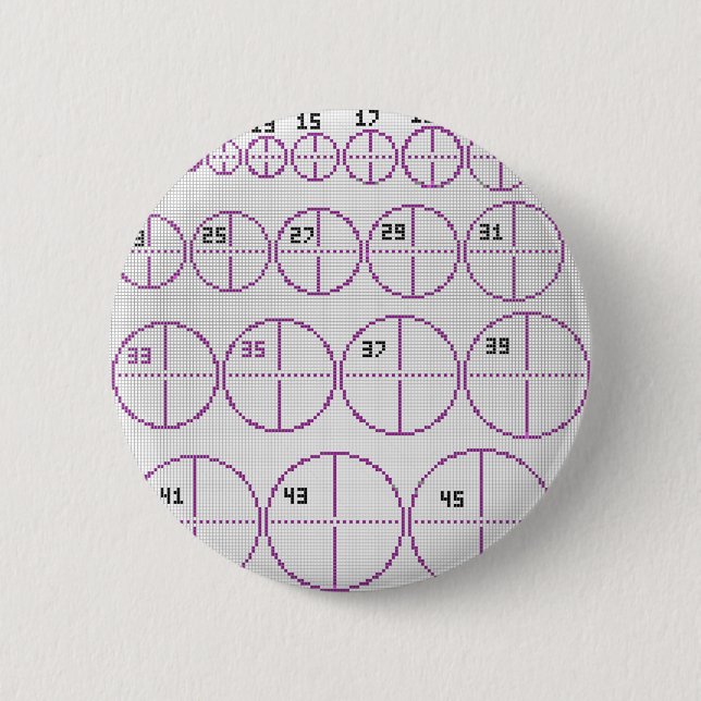 Circles Circles Everywhere 6 Cm Round Badge (Front)