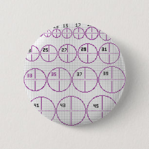 Circles Circles Everywhere 6 Cm Round Badge