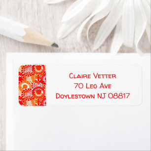 Circles, Circles Everywhere Return Address Label