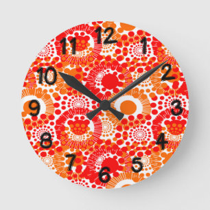 Circles, Circles Everywhere Round Clock
