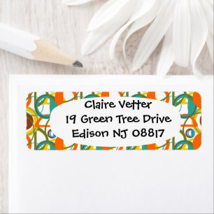 Circles, Circles  Return Address Label