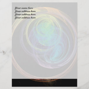Circles Customized Letterhead
