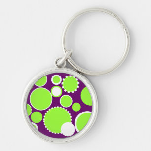 Circles & Dots Key Ring