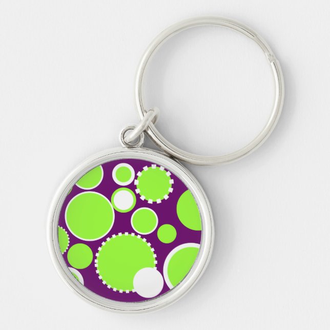 Circles & Dots Key Ring (Front)