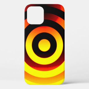 circles geometric backgrounds pattern in coloured iPhone 12 case
