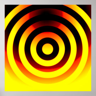 circles geometric backgrounds pattern in coloured  poster