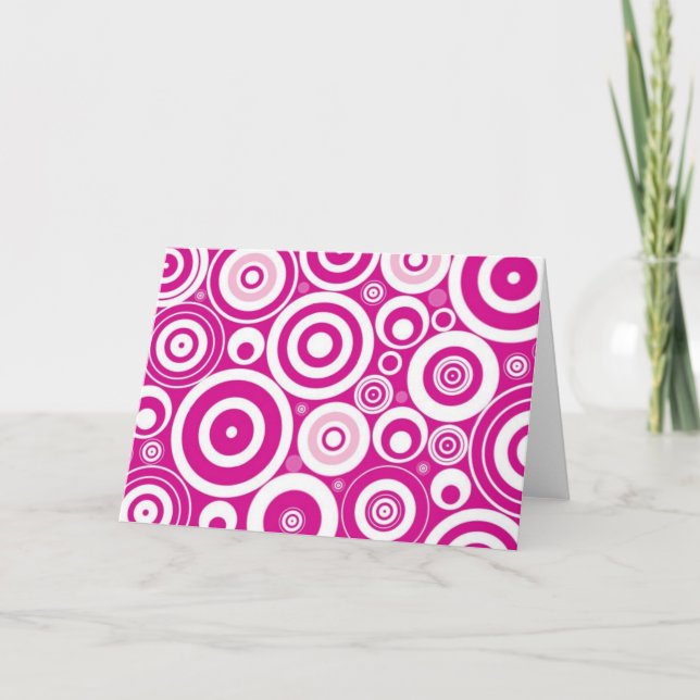 Circles Greeting Card (Front)