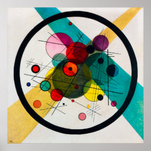 Circles in a Circle by Wassily Kandinsky Poster