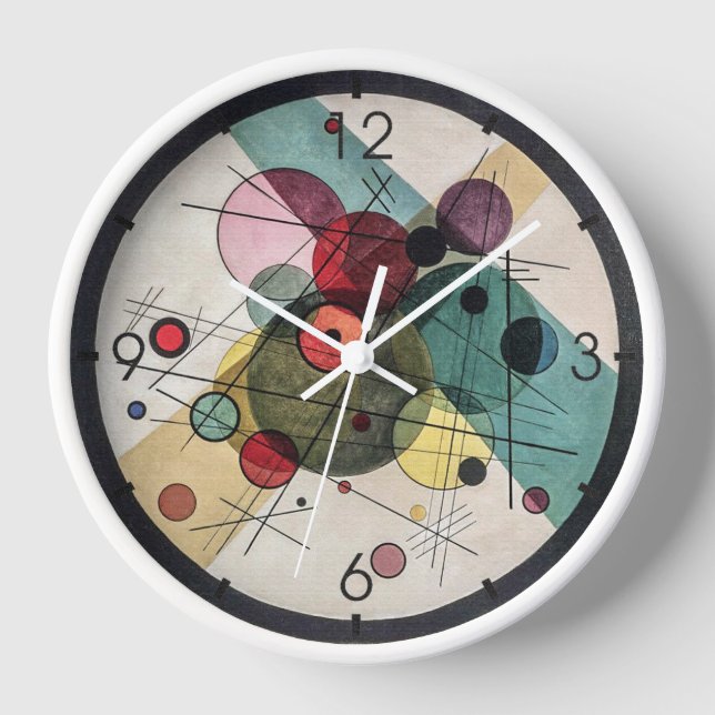 Circles in a Circle - Kandinsky Clock (Front)