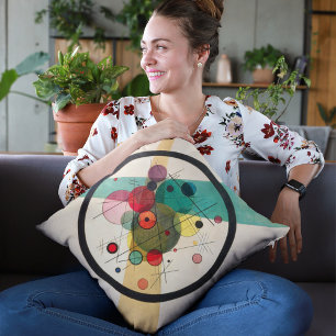 Circles in a Circle, Kandinsky Cushion