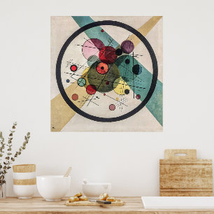 Circles in a Circle - Kandinsky Poster