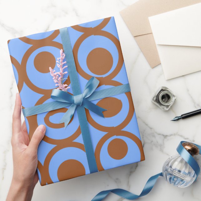 Circles in Circles  Wrapping Paper (Gifting)