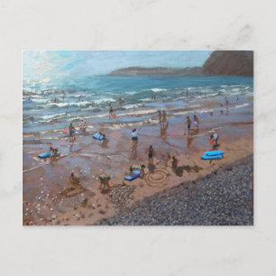 Circles in the Sand Sidmouth 2007 Postcard