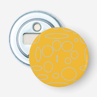 Circles Loops on Orange Geometric  Bottle Opener